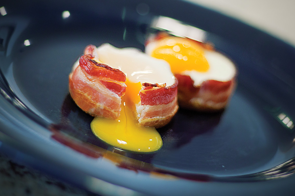 Bacon, Egg and Pancake Cups