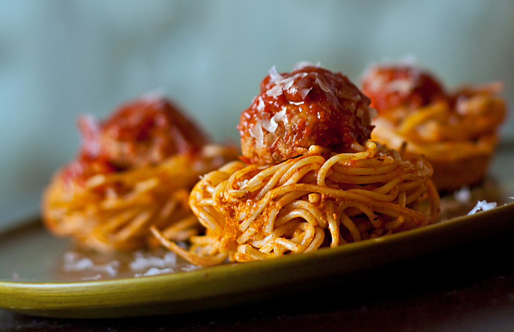 Spaghetti and Meatball Nests